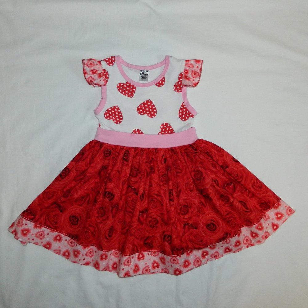 Girls size 4 Chris n Missy Valentine Dress